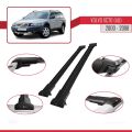 Volvo XC70 (P2) 2000-2007 Arası ile Uyumlu FLY Model Ara Atkı Tavan Barı Siyah 2 Adet
