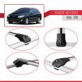 Peugeot 407 SW 2005-2011 Arası ile Uyumlu ACE-1 Ara Atkı Tavan Barı Gri 2 Adet