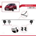 Ford Fiesta 6 Pre-Facelift 2009-2012 Arası ile Uyumlu ACE-4 Ara Atkı Tavan Barı Gri 2 Adet