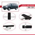 Toyota Land Cruiser 1998-2007 Arası ile Uyumlu BASIC Model Ara Atkı Tavan Barı Siyah 3 Adet