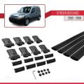 Citroen Berlingo (M59) 2003-2008 Arası ile Uyumlu FLY Model Ara Atkı Tavan Barı Siyah 4 Adet