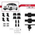 Fiat 500 L 2012-2017 Arası ile Uyumlu ACE-4 Ara Atkı Tavan Barı Siyah 2 Adet