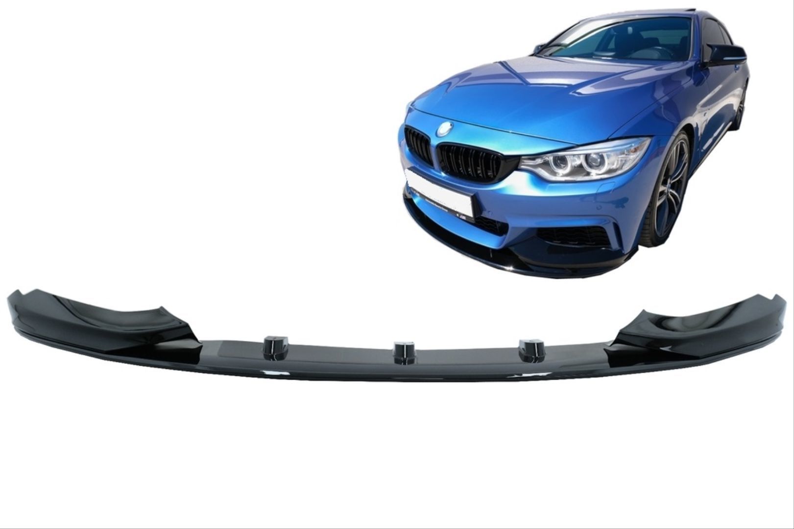 Bmw 4 Serisi F32 /F36 2014 - 2020 MT Uyumlu Ön Lip / Pıano Black