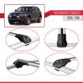 Volkswagen Touareg (7L) 2002-2010 Arası ile Uyumlu ACE-1 Ara Atkı Tavan Barı Gri 2 Adet
