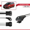 Volkswagen Touran (1T) Pre-Facelift 2003-2010 Arası ile Uyumlu ACE-1 Ara Atkı Tavan Barı Gri 2 Adet