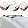 Vauxhall Frontera Sport 1992-1998 Arası ile Uyumlu ACE-1 Ara Atkı Tavan Barı Gri 3 Adet