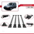 Citroen Berlingo (M59) 2003-2008 Arası ile Uyumlu FLY Model Ara Atkı Tavan Barı Gri 4 Adet