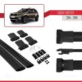 Dacia Duster (HS) Post-Facelift 2014-2017 Arası ile Uyumlu FLY Model Ara Atkı Tavan Barı Siyah 2 Adet