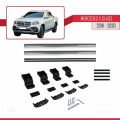 Mercedes X Class (470) 2018-2020 Arası ile Uyumlu BASIC Model Ara Atkı Tavan Barı Gri 2 Adet