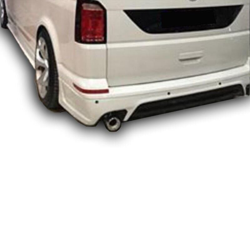 Volkswagen Transporter T7 2015 - 2019 Uyumlu  Özel Arka Tampon Eki Boyasız