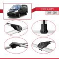 Citroen Jumpy 2 (G9) 2007-2016 Arası ile Uyumlu ACE-1 Ara Atkı Tavan Barı Gri 2 Adet