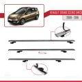 Renault Grand Scenic 3 2009-2016 Arası ile Uyumlu BASIC Model Ara Atkı Tavan Barı Gri 3 Adet