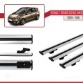 Renault Grand Scenic 3 2009-2016 Arası ile Uyumlu BASIC Model Ara Atkı Tavan Barı Gri 3 Adet