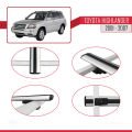 Toyota Highlander 2001-2007 Arası ile Uyumlu BASIC Model Ara Atkı Tavan Barı Gri 3 Adet