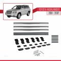 Toyota Highlander 2001-2007 Arası ile Uyumlu BASIC Model Ara Atkı Tavan Barı Gri 3 Adet