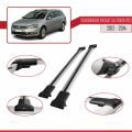 Volkswagen Passat B7 (3C) Alltrack 2012-2014 Arası ile Uyumlu FLY Model Ara Atkı Tavan Barı Gri 2 Adet