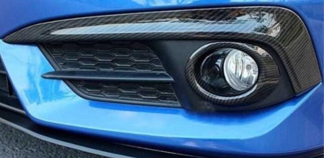 Honda Civic FC5 Uyumlu Yedek Parça 2016-2020 İçin Uyumlu Ön Sis Kaş- Halka Kaplaması Karbon