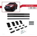 Fiat Fullback 2016-2020 Arası ile Uyumlu BASIC Model Ara Atkı Tavan Barı Siyah 2 Adet