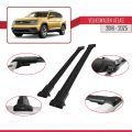 Volkswagen Atlas (CA1) 2018 ve Sonrası ile Uyumlu FLY Model Ara Atkı Tavan Barı Siyah 2 Adet
