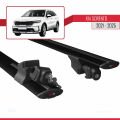Kia Sorento 4 (MQ4) 2021 ve Sonrası ile Uyumlu HOOK Model Ara Atkı Tavan Barı Siyah 2 Adet