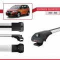 Volkswagen Touran Cross Pre-Facelift 2007-2010 Arası ile Uyumlu ACE-1 Ara Atkı Tavan Barı Gri 2 Adet