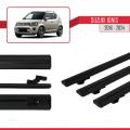 Suzuki Ignis 2016-2024 Arası ile Uyumlu BASIC Model Ara Atkı Tavan Barı Siyah 3 Adet