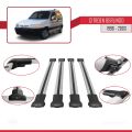 Citroen Berlingo (M49) 1996-2003 Arası ile Uyumlu FLY Model Ara Atkı Tavan Barı Gri 4 Adet