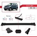Suzuki Jimny 3 1998-2018 Arası ile Uyumlu FLY Model Ara Atkı Tavan Barı Siyah 2 Adet
