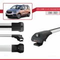 Opel Combo E Life 2019-2022 Arası ile Uyumlu ACE-1 Ara Atkı Tavan Barı Gri 2 Adet