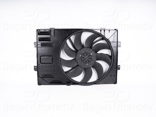 Volkswagen T6 T7 2.0 TDI Bitdi 2015 Ve Sonrası Fan Motoru Komple Davlumbazlı (494mm-4 Fiş-9 Kanat)