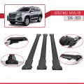 Great Wall Haval H9 2015-2023 Arası ile Uyumlu FLY Model Ara Atkı Tavan Barı Siyah 3 Adet
