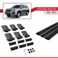 Great Wall Haval H9 2015-2023 Arası ile Uyumlu FLY Model Ara Atkı Tavan Barı Siyah 3 Adet