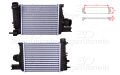 Dacia Duster 2012 Sonrası Renault Captur 2013 Sonrası Clio 4 2012 Sonrası Turbo Radyatörü (Intercooler) 256x217x64