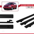 Kia Grand Carnival 2 (VQ) 2006-2014 Arası ile Uyumlu BASIC Model Ara Atkı Tavan Barı Siyah 3 Adet