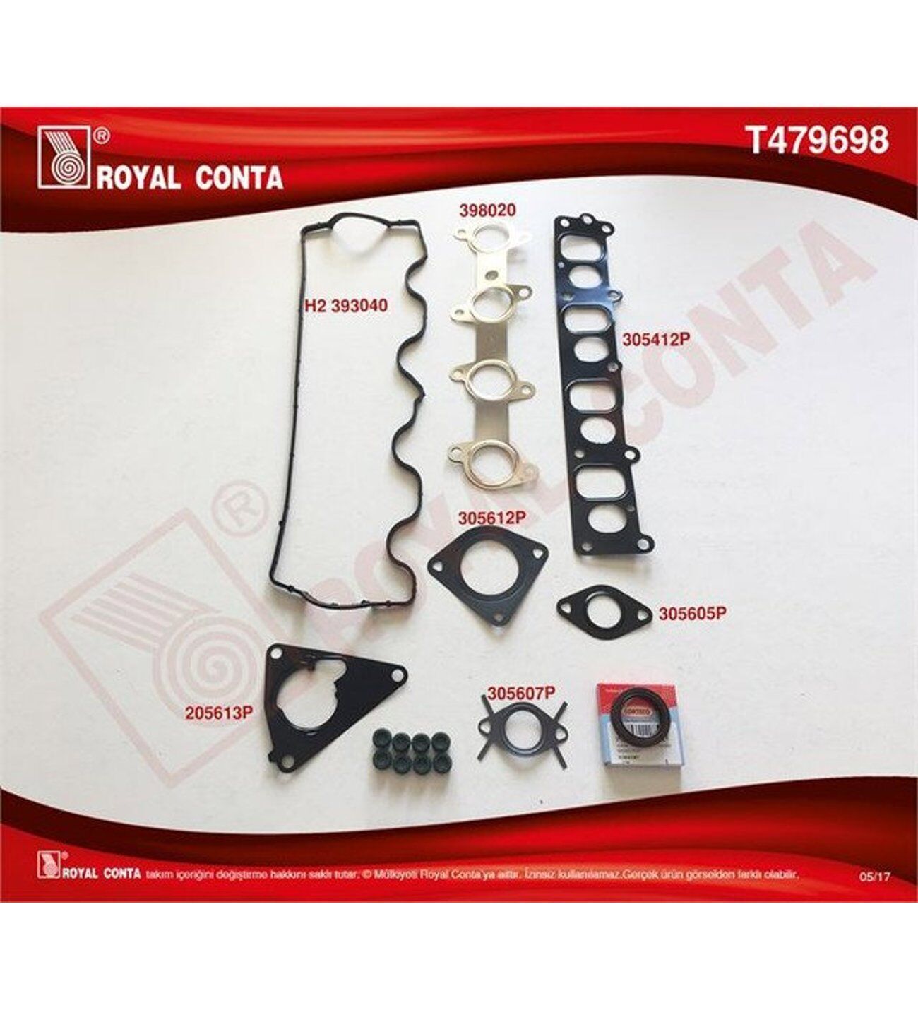 Opel Vectra C Z19DT Üst Takım Conta