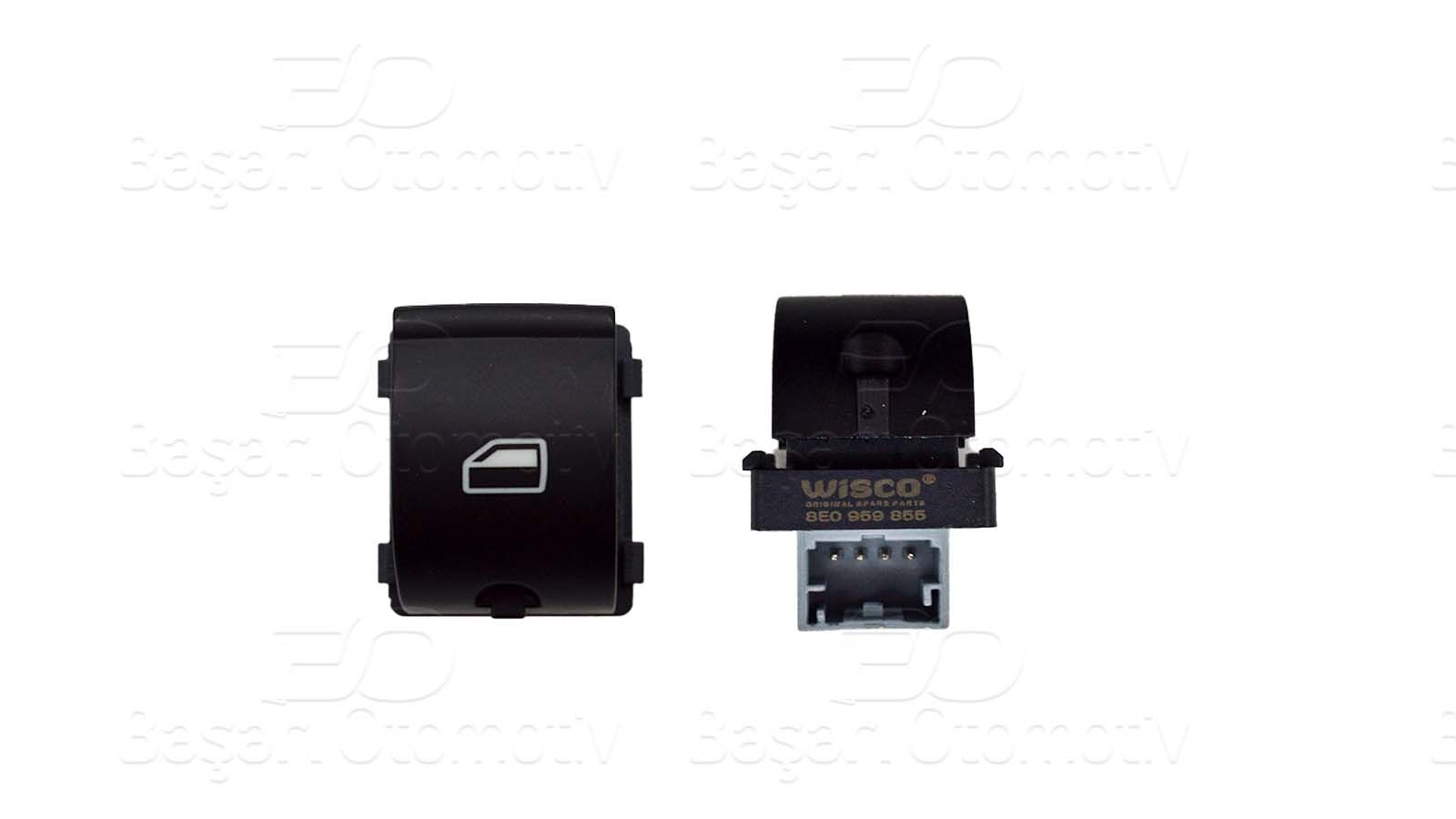 Audi A4 TT 2005 Sonrası Tekli Cam Açma Düğmesi