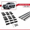 Great Wall Haval H9 2015-2023 Arası ile Uyumlu FLY Model Ara Atkı Tavan Barı Gri 3 Adet