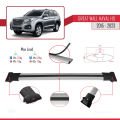 Great Wall Haval H9 2015-2023 Arası ile Uyumlu FLY Model Ara Atkı Tavan Barı Gri 3 Adet