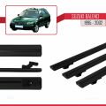 Suzuki Baleno 1995-2002 Arası ile Uyumlu BASIC Model Ara Atkı Tavan Barı Siyah 3 Adet