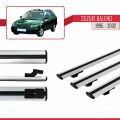Suzuki Baleno 1995-2002 Arası ile Uyumlu BASIC Model Ara Atkı Tavan Barı Gri 3 Adet