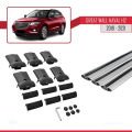 Great Wall Haval H2 2019-2021 Arası ile Uyumlu FLY Model Ara Atkı Tavan Barı Gri 3 Adet