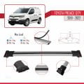 Toyota Proace City 2019-2022 Arası ile Uyumlu FLY Model Ara Atkı Tavan Barı Gri 3 Adet