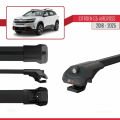 Citroen C5 Aircross 2018 ve Sonrası ile Uyumlu ACE-1 Ara Atkı Tavan Barı Siyah 3 Adet