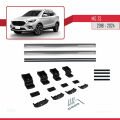 MG ZS 2018-2024 Arası ile Uyumlu BASIC Model Ara Atkı Tavan Barı Gri 2 Adet
