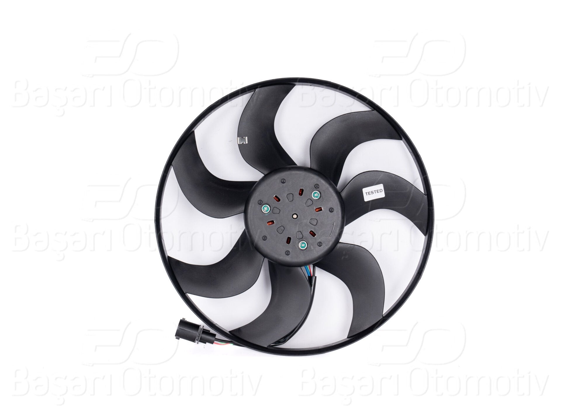 Volkswagen Polo 2009-2014 Fan Motoru Davlumbazsız (387mm-4 Fis-7 Kanat)