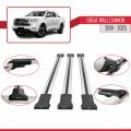 Great Wall Cannon 2019 ve Sonrası ile Uyumlu FLY Model Ara Atkı Tavan Barı Gri 3 Adet