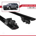 Jeep Grand Cherokee 3 (WK) 2005-2010 Arası ile Uyumlu HOOK Model Ara Atkı Tavan Barı Siyah 2 Adet