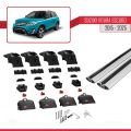 Suzuki Vitara/Escudo (LY) 2015 ve Sonrası ile Uyumlu ACE-2 Ara Atkı Tavan Barı Gri 2 Adet