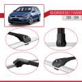 Volkswagen Golf 7 (5G) Variant 2013-2019 Arası ile Uyumlu ACE-1 Ara Atkı Tavan Barı Siyah 2 Adet