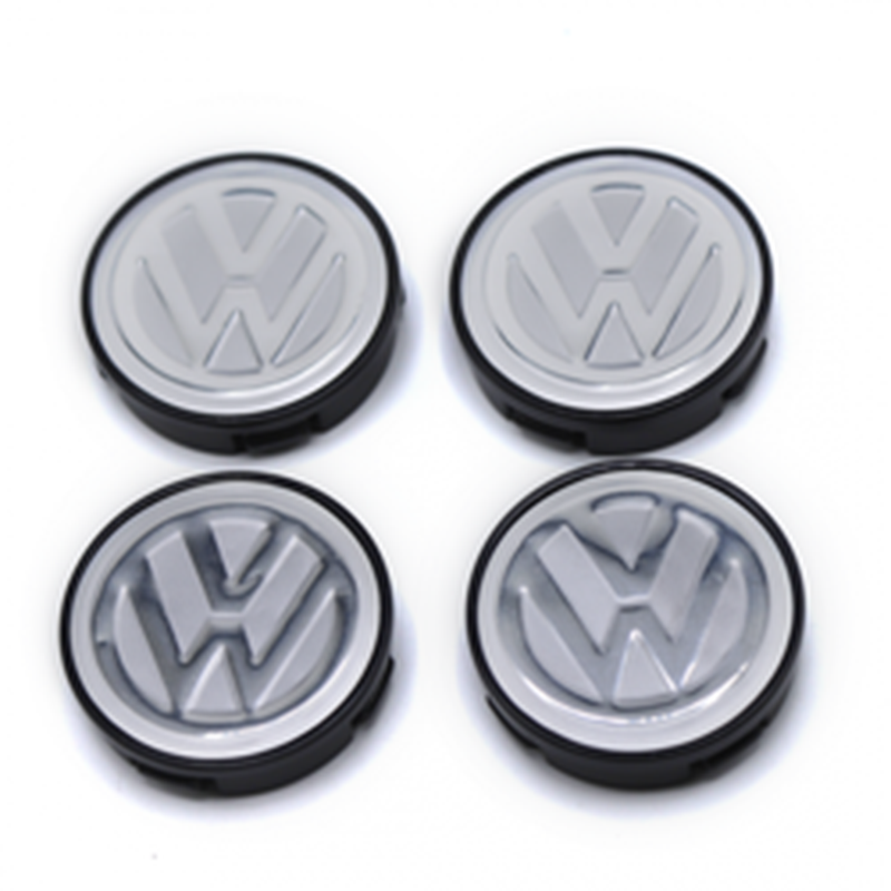 Volkswagen Uyumlu Yedek Parça Geçmeli Gri 55/58 mm Jant Göbeği